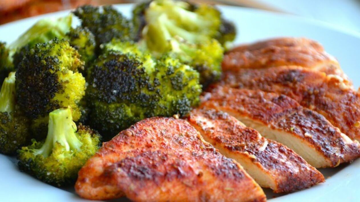 chicken breast with broccoli for 6 petal diet