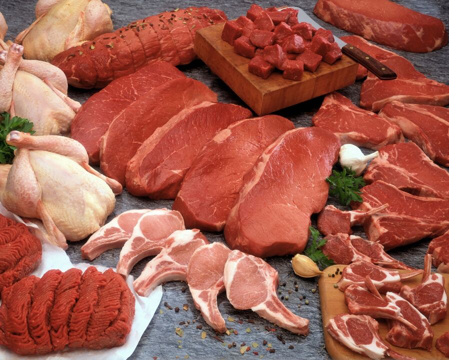 meat products in a blood type diet